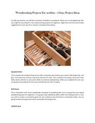 woodworking projects for beginners.pdf