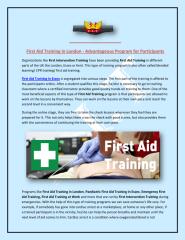 First Aid Training in London - Advantageous Program for Participants.pdf
