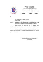 Caes registered against Police Officers - men on 30-10-2013 with Posting.doc